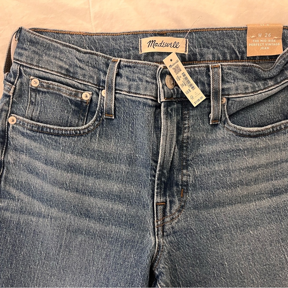 Madewell Women's Straight Leg Jeans - Light Blue